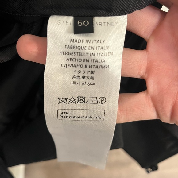 Stella McCartney Wool Track Jacket M w/Striped Shoulders - Picture 4 of 4